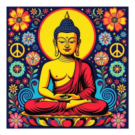 BUDDHA-3 FOTO AFDRUK (Voorkant)