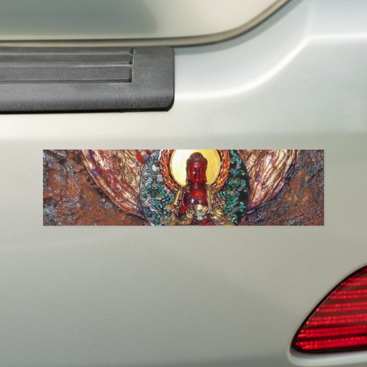 Buddha Altar Bumpsticker Bumpersticker (Op auto)