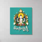 Buddha Amitabha Om Mani Padme Hum Tibetan Canvas Afdruk (Voorkant)