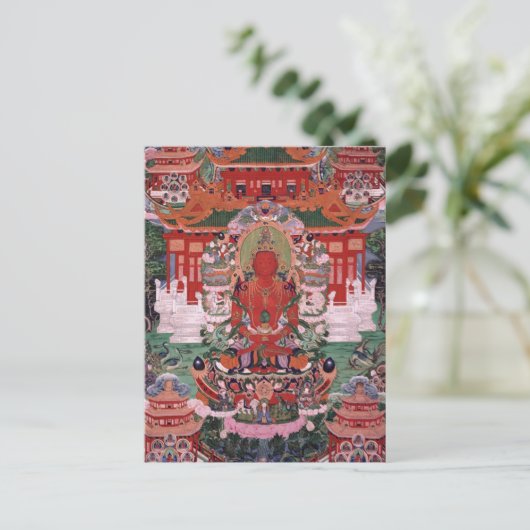 Buddha Amitayus Briefkaart (Staand voorkant)