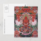 Buddha Amitayus Briefkaart (Voorkant / Achterkant)