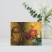 Buddha Art Briefkaart (Staand voorkant)
