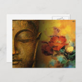 Buddha Art Briefkaart (Voorkant / Achterkant)
