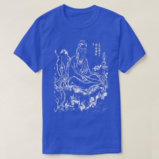 Buddha Avalokiteshvara Goddess of Mercy Zen Art me T-shirt (Design voorkant)