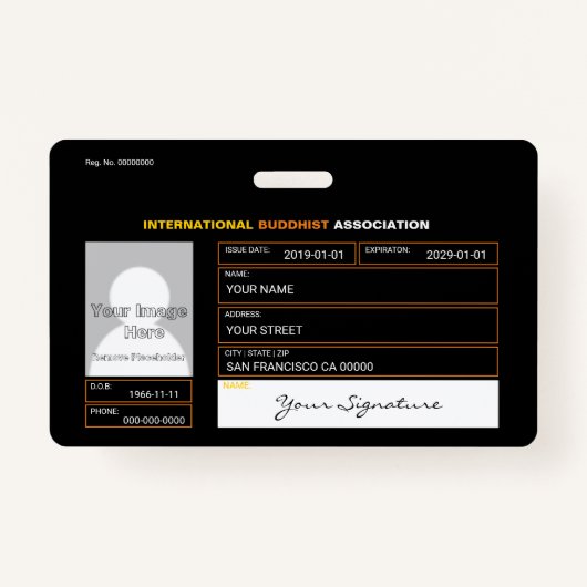 Buddha Badge (Achterkant)