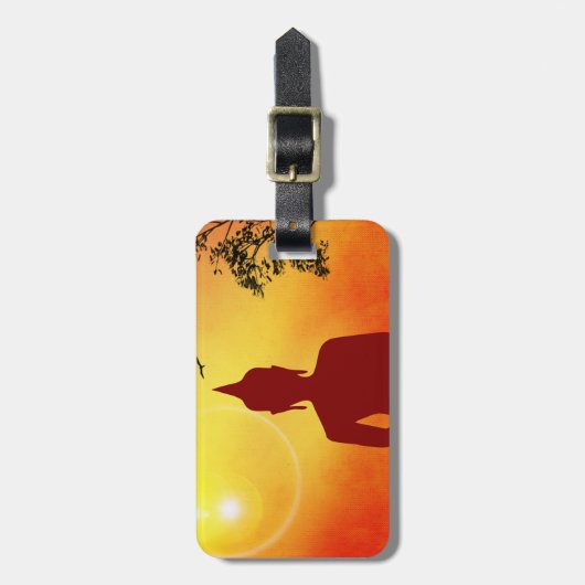 Buddha Bagagelabel (Voorkant verticaal)