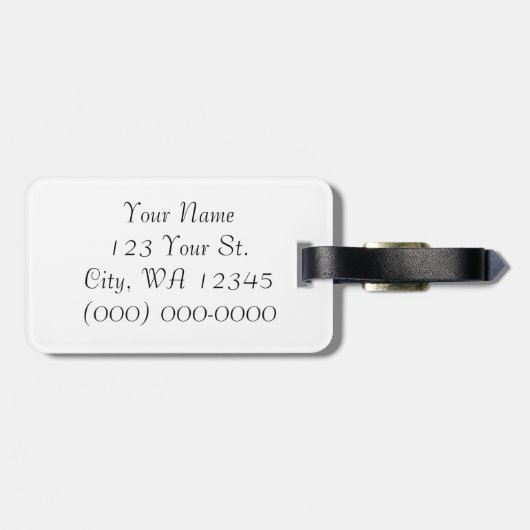 Buddha Bagagelabel (Achterkant horizontaal)