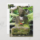 Buddha Bali Briefkaart (Voorkant / Achterkant)