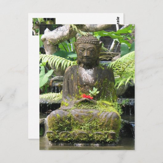 Buddha Bali Briefkaart (Voorkant / Achterkant)
