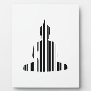 BUDDHA BAR CODE Boeddhistische Barcode Patroon Ont Fotoplaat
