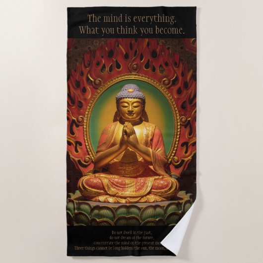 Buddha Beach Towel Strandlaken (Voorkant)