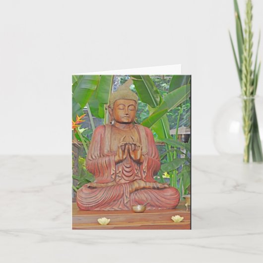 Buddha, blank note card bedankkaart (Voorkant)