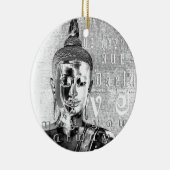 Buddha Blessing Keramisch Ornament (Rechts)