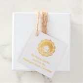 Buddha Bloem Mandala Aanpasbaar Bedankjes Labels (Met doos)