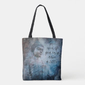 Buddha Boodschappentas Tote Bag (Achterkant)