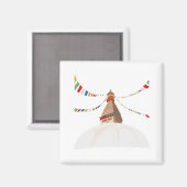 Buddha Boudha Swayambhu Magneet (Voorkant / Achterkant)