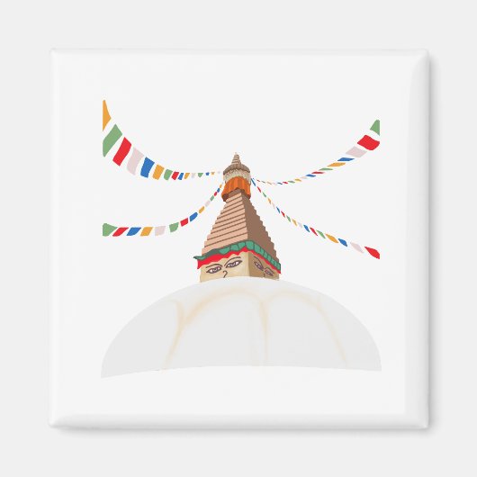 Buddha Boudha Swayambhu Magneet (Voorkant)