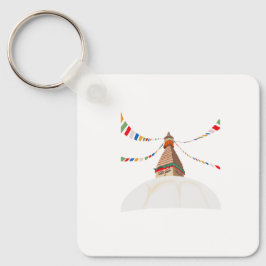 Buddha Boudha Swoyambhu Sleutelhanger