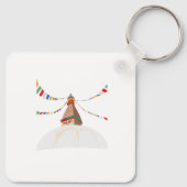 Buddha Boudha Swoyambhu Sleutelhanger (Achterkant)