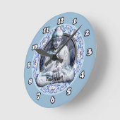 Buddha Breathe Clock Ronde Klok (Hoek)