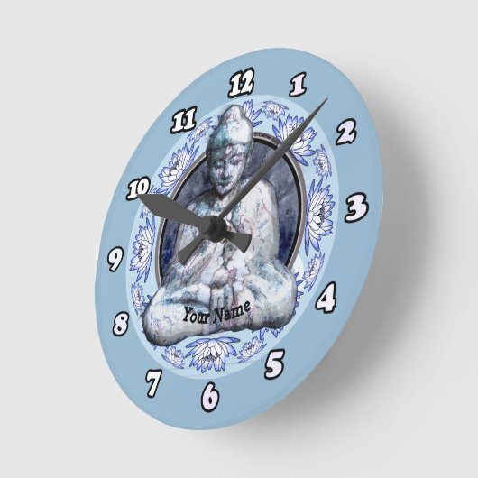 Buddha Breathe Clock Ronde Klok (Hoek)