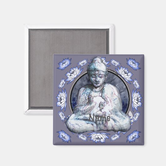 Buddha Breathe Magneet (Voorkant / Achterkant)