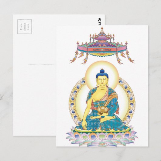 Buddha Briefkaart (Voorkant / Achterkant)