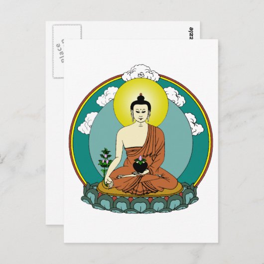 Buddha Briefkaart (Voorkant / Achterkant)