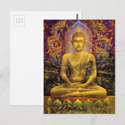 Buddha Briefkaart (Voorkant / Achterkant)