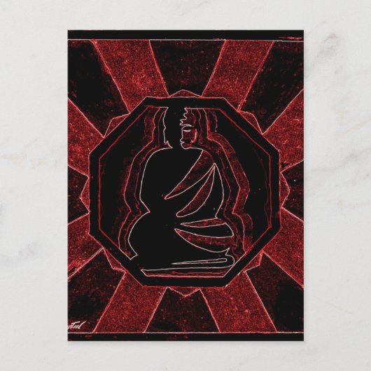 Buddha Briefkaart (Voorkant)