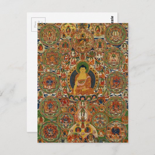 Buddha Briefkaart (Voorkant / Achterkant)
