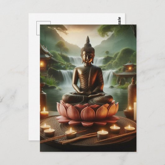Buddha Briefkaart (Voorkant / Achterkant)