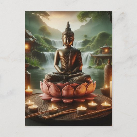 Buddha Briefkaart (Voorkant)