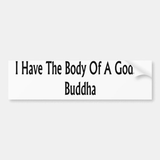 Buddha Bumpersticker (Voorkant)