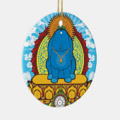 BUDDHA BUN KERAMISCH ORNAMENT (Rechts)
