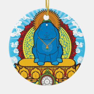 BUDDHA BUN KERAMISCH ORNAMENT