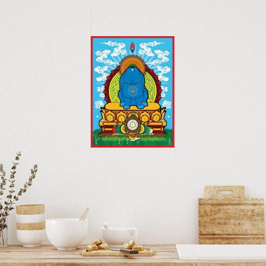 BUDDHA BUN POSTER (Keuken)