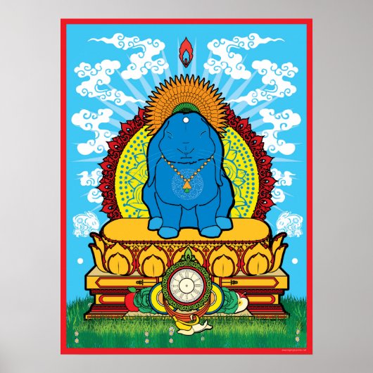 BUDDHA BUN POSTER (Voorkant)