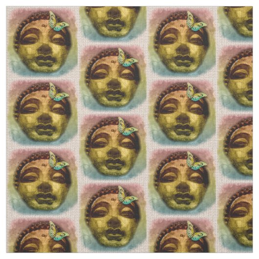 Buddha Butterfly Stof (Swatch)