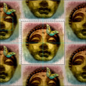 Buddha Butterfly Stof (Delen)