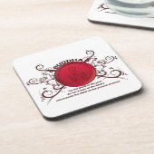 Buddha Cadeau Moment Bier Onderzetter (Linkerzijde)