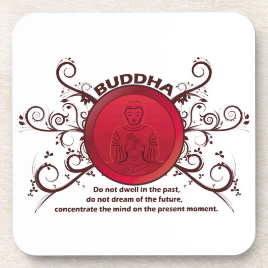 Buddha Cadeau Moment Bier Onderzetter (Voorkant)