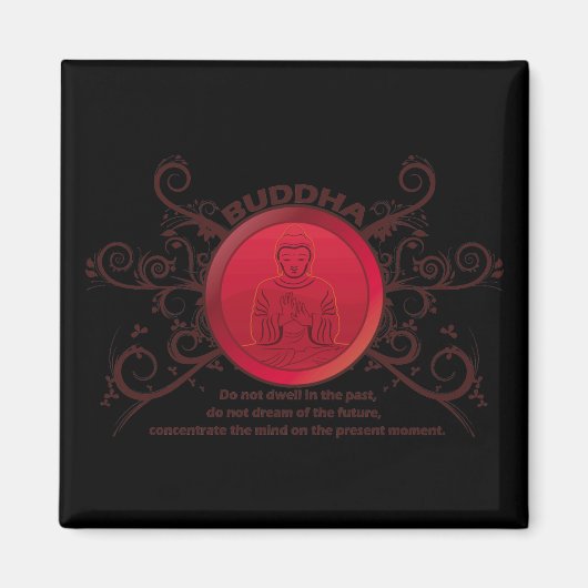 Buddha Cadeau Moment Magneet (Voorkant)