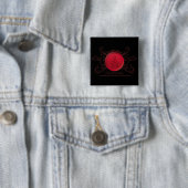 Buddha Cadeau Moment Vierkante Button 5,1 Cm (In situ)