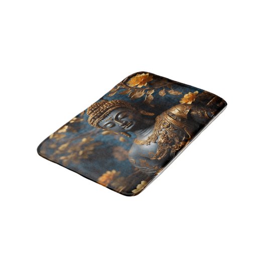 Buddha Calming Relaxing Tranquil Bath Mat (Gekanteld)