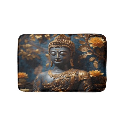 Buddha Calming Relaxing Tranquil Bath Mat (Voorkant)