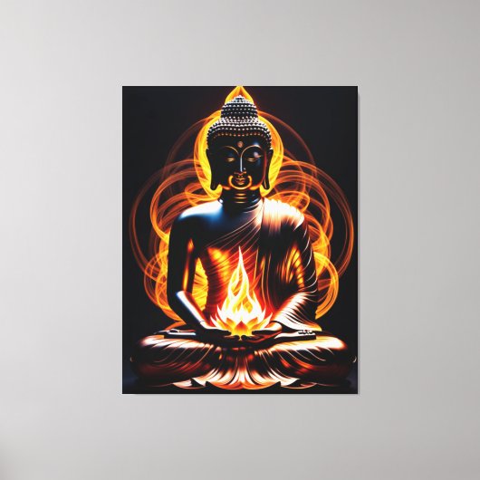 Buddha Canvas Afdruk (Voorkant)
