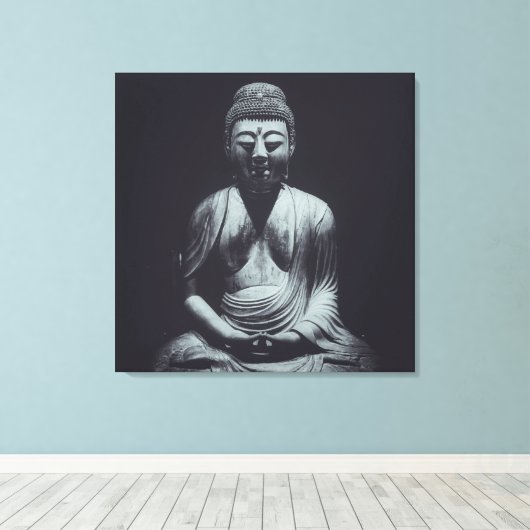Buddha Canvas Afdruk (Insitu (Houten vloer))