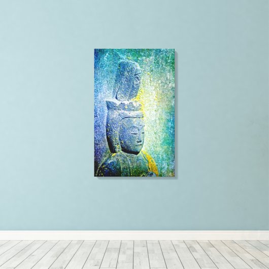 Buddha Canvas Afdruk (Insitu (Houten vloer))