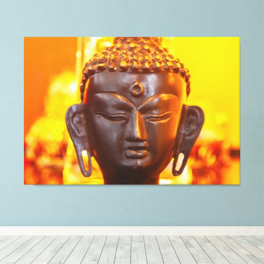Buddha Canvas Afdruk (Insitu (Houten vloer))
